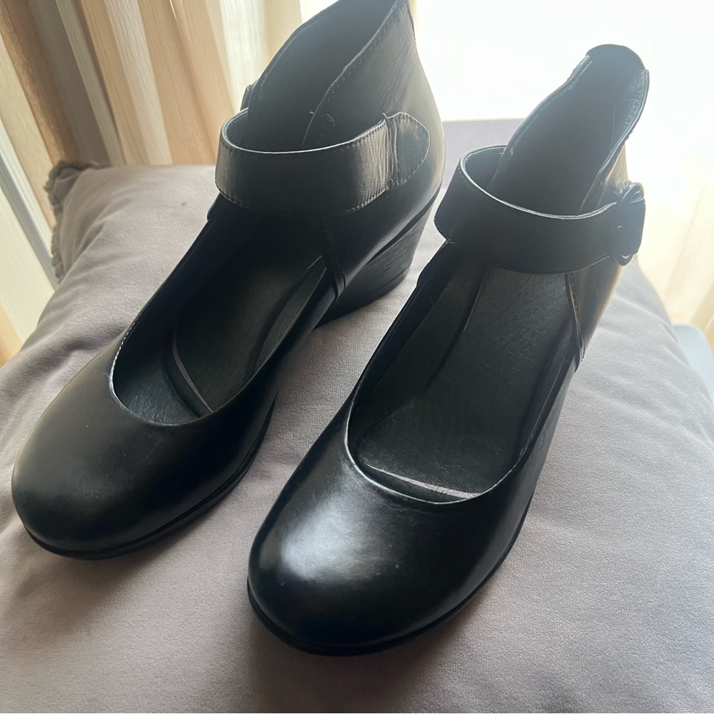 Dansko Black Wedge Shoes for Women